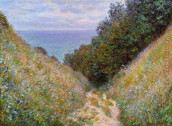 Claude Monet The Path at La Cavee Pourville